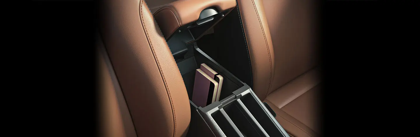 Front Center Armrest with Storage